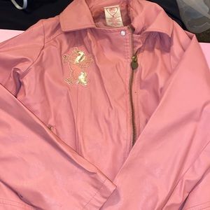 Girls leather jacket
